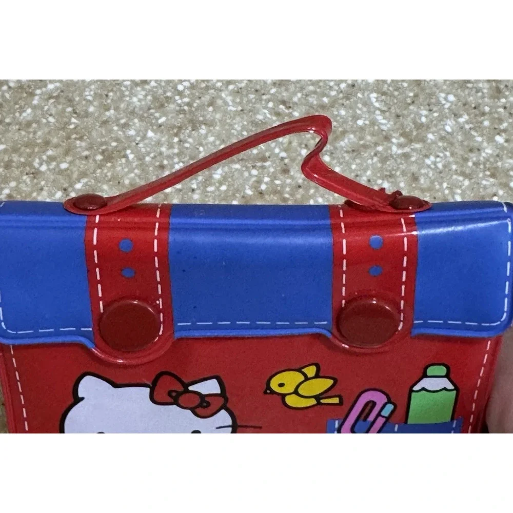 Hello Kitty 1976 Sanrio Red Suitcase Wallet with Handle 